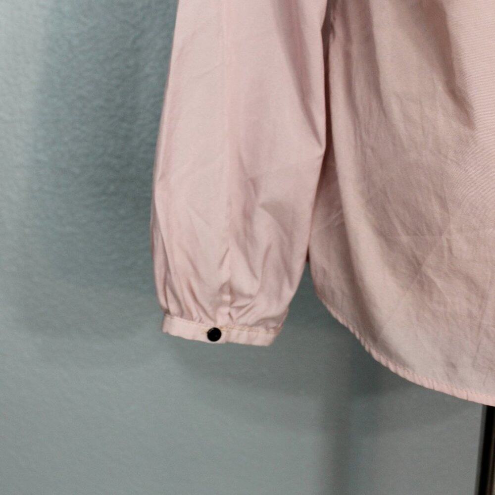Zara Basic Long Sleeve Ruffled Front Button Down … - image 6